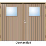 Slagport 21 graders HDF tät stående spårning med glas