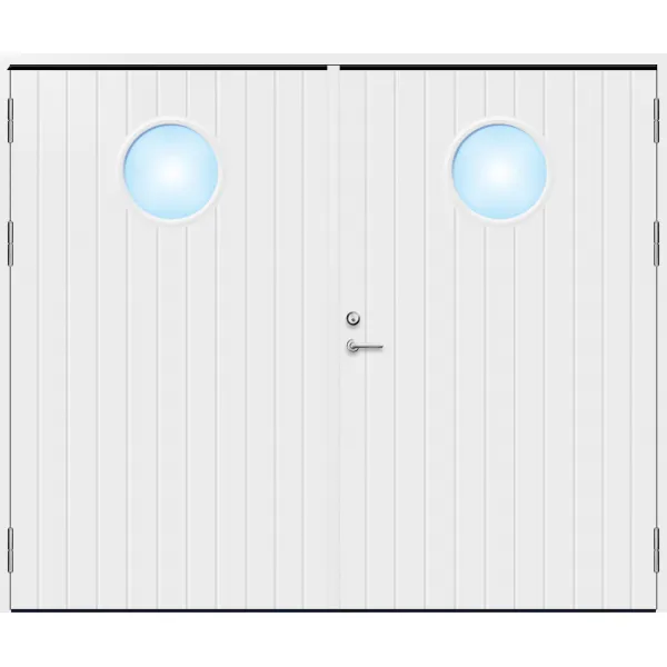 Slagport 21 graders HDF tät stående spårning med runt glas