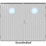 Slagport 21 graders HDF tät stående spårning med runt glas