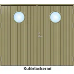 Slagport 21 graders HDF tät stående spårning med runt glas
