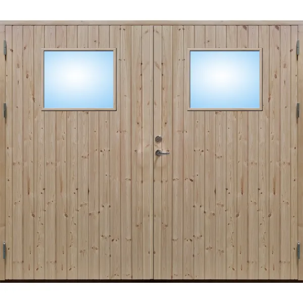 Slagport stående panel med glas