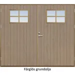 Slagport 18 graders tät stående spårning glas med spröjs