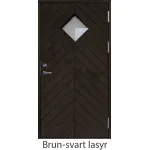 Stalldörr fiskben spårning ruter ess glas