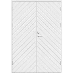 Stallpardörr HDF fiskben spårning 