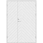 Stallpardörr HDF fiskben spårning 