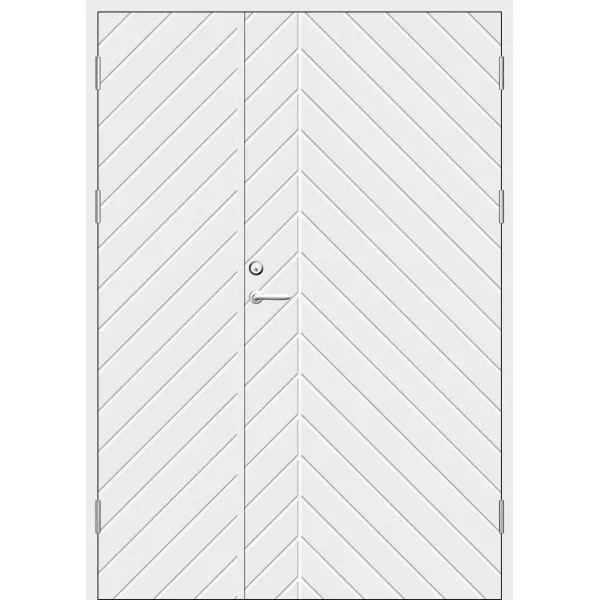 Stallpardörr HDF fiskben spårning 