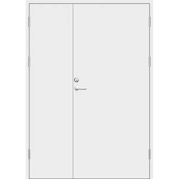 Stallpardörr HDF slät 