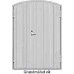 Stallpardörr Extra - Valvad tät stående spårning
