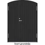 Stallpardörr Extra - Valvad tät stående spårning