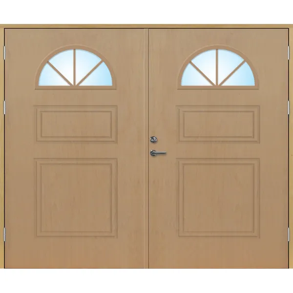 Stallport halvmåneglas