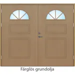 Stallport halvmåneglas