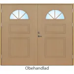 Stallport halvmåneglas