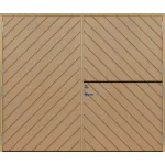 Stallport med hästdörr fiskben spårning