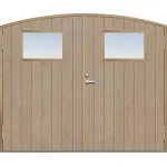 Stallport Premium valvad bred stående spårning med glas