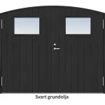 Stallport Premium valvad bred stående spårning med glas