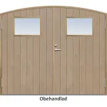 Stallport Premium valvad bred stående spårning med glas