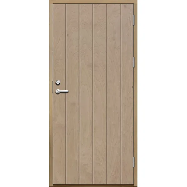 Ytterdörr 21 graders bred stående spårning