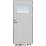 Ytterdörr 21 graders bred stående spårning med glas