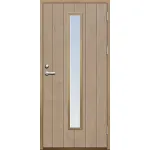 Ytterdörr 21 graders bred stående spårning Irene