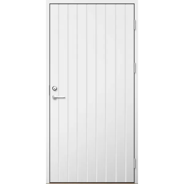 Ytterdörr 21 graders HDF tät stående spårning