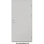 Ytterdörr 21 graders HDF tät stående spårning