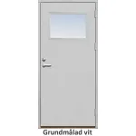 Ytterdörr 21 graders slät med glas