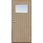 Ytterdörr 21 graders tät stående spårning glas