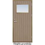 Ytterdörr 21 graders tät stående spårning glas