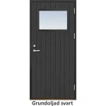 Ytterdörr 21 graders tät stående spårning glas