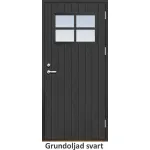 Ytterdörr 21 graders tät stående spårning glas med spröjs