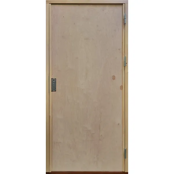 Ytterdörr anpassad för panel