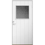 Ytterdörr Klas råglas Lagervara - vit Modul 8x21 Höger