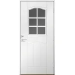 Ytterdörr Martin klarglas Lagervara - vit Modul 9x21 Höger