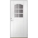 Ytterdörr Martin klarglas Lagervara - vit Modul 9x21 Höger